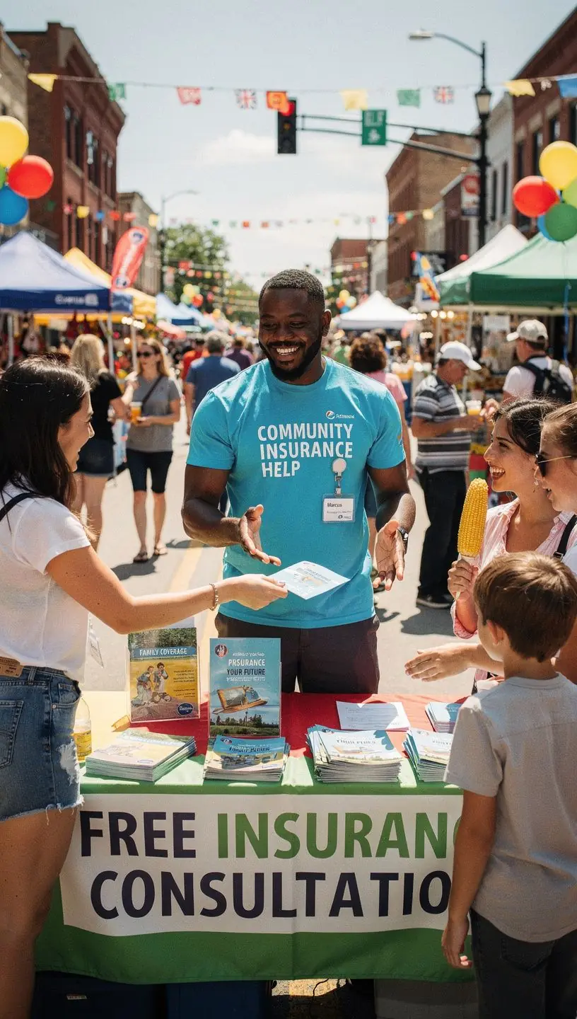 Ekspert oceniający polisę ubezpieczeniową samochodu podczas spotkania z klientem.